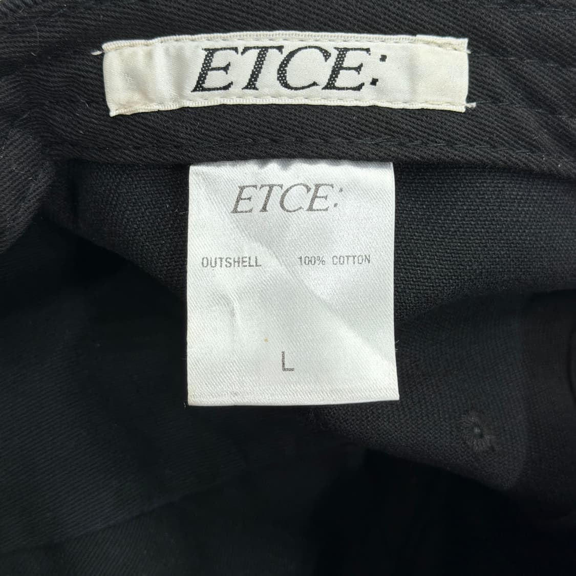 ETCE 이티씨이 크로스 디스트로이드 볼캡 모자 블랙 L 상품이미지4