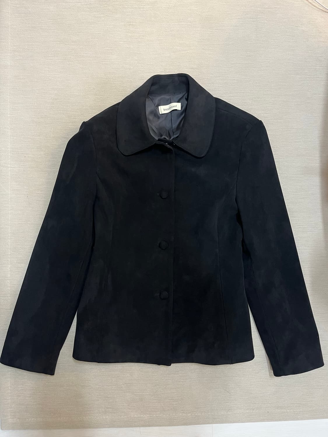 [새상품] 스무드무드 바레니아 스웨이드 자켓_블랙 상품이미지6