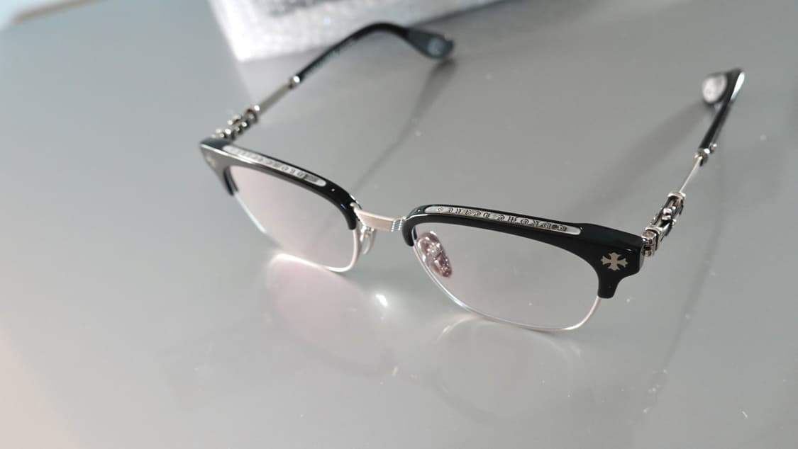 크롬하츠 보넨노이슈어2 블랙/브러쉬드실버 안경 상품이미지7