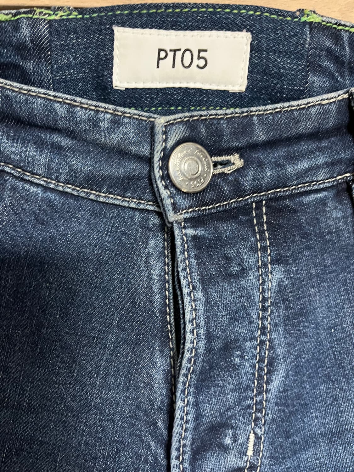 한섬 PT05 남성 데님 그린스티치 버전 상품이미지3