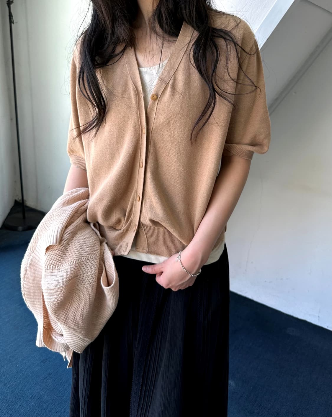 JPN made high gauge cotton H/S cardigan 상품이미지8