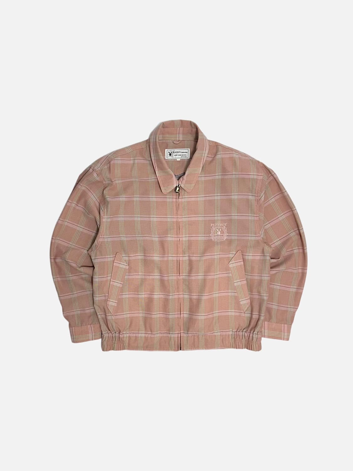 플레이보이 90s 체크 블루종 자켓 상품이미지1