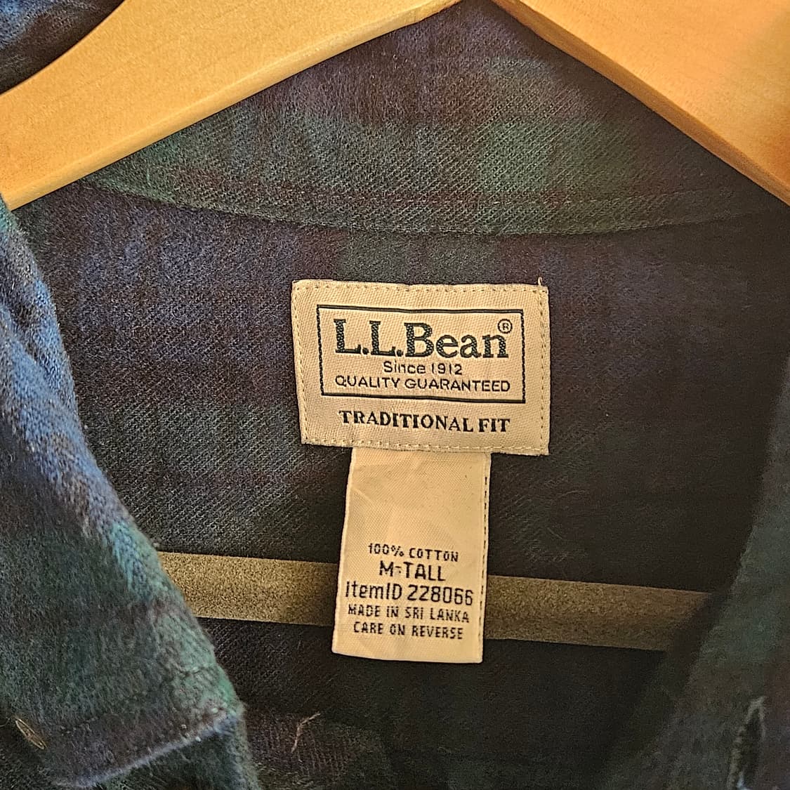 엘엘빈 플라넬 블랙와치 체크 셔츠 상품이미지3