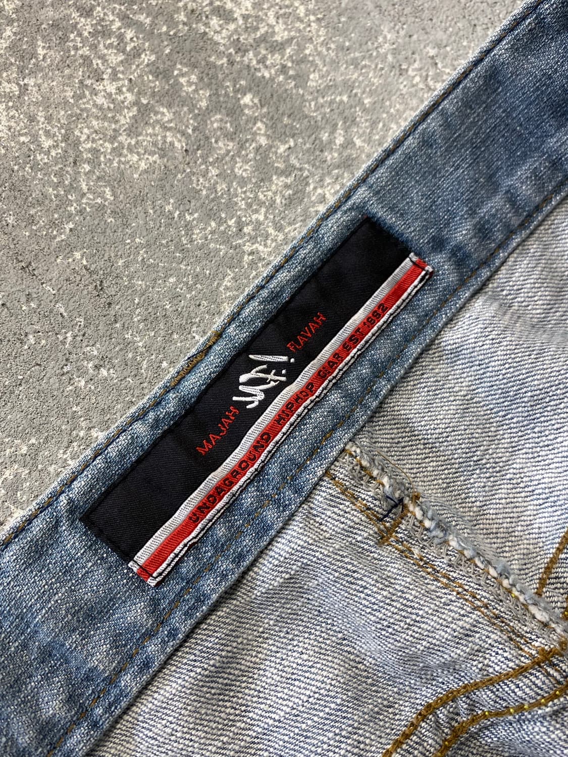 [31] Majah Flavah 마자플라바 데님 카고 와이드 팬츠 상품이미지9