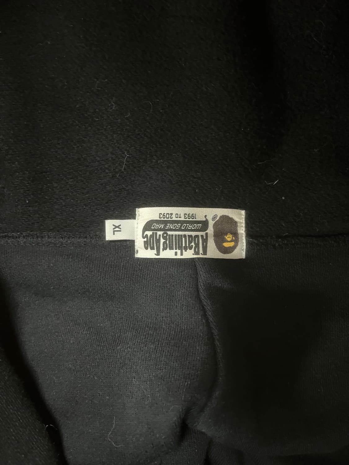 베이프 반카모 샤크후드집업 XL 상품이미지5