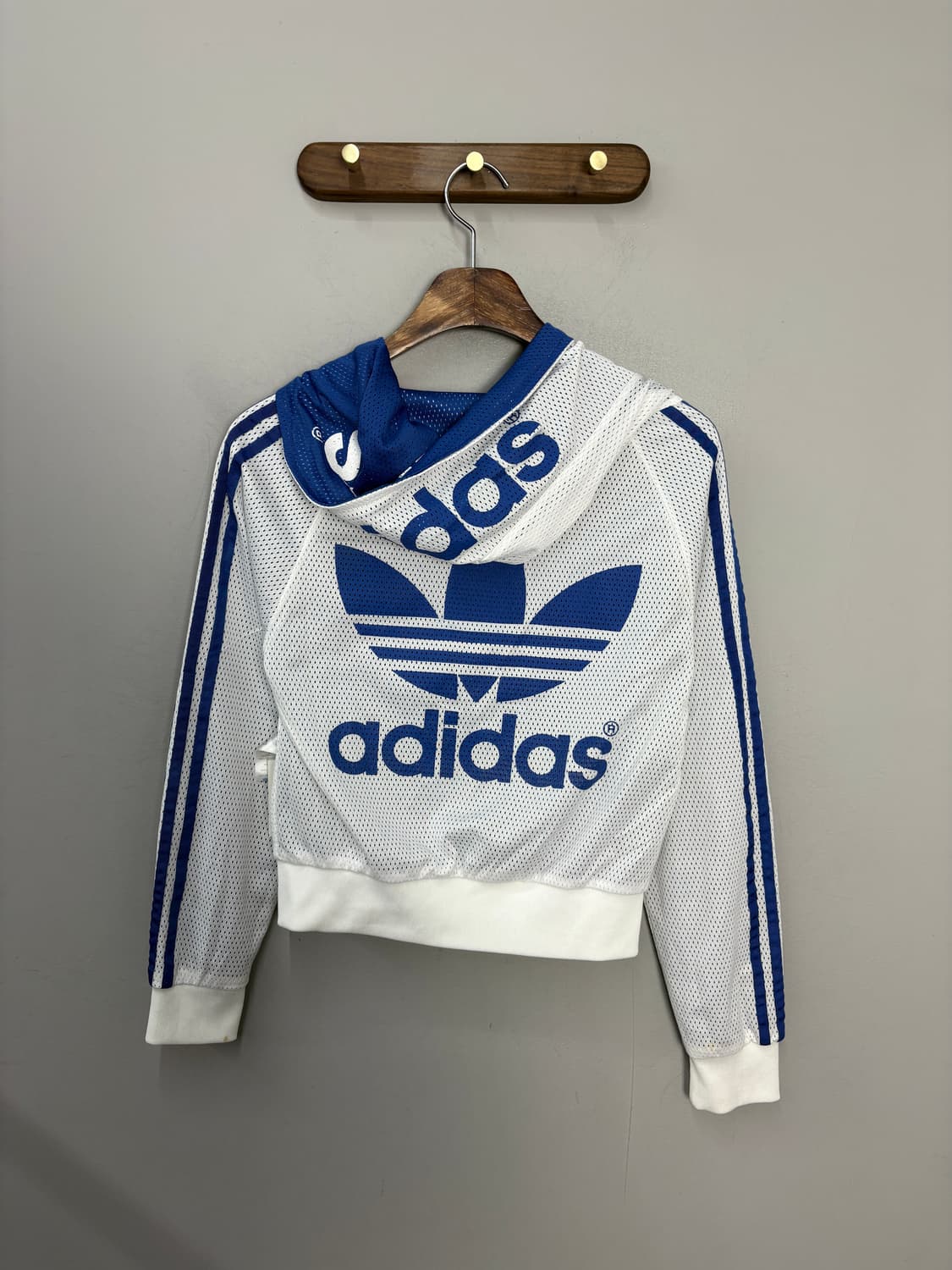 아디다스 00s 리버시블 매쉬 흰파 후드져지 A3629 상품이미지6