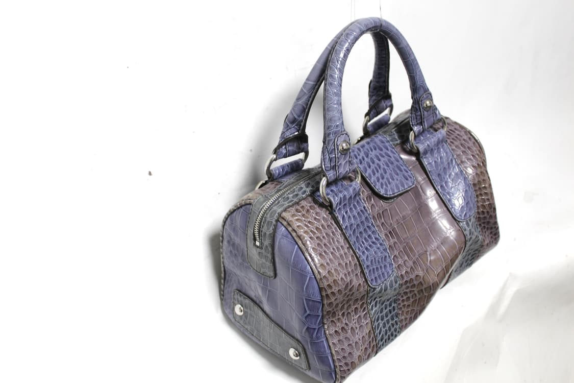 2000s Y2K GUESS 멀티믹스레더 토트백  상품이미지5