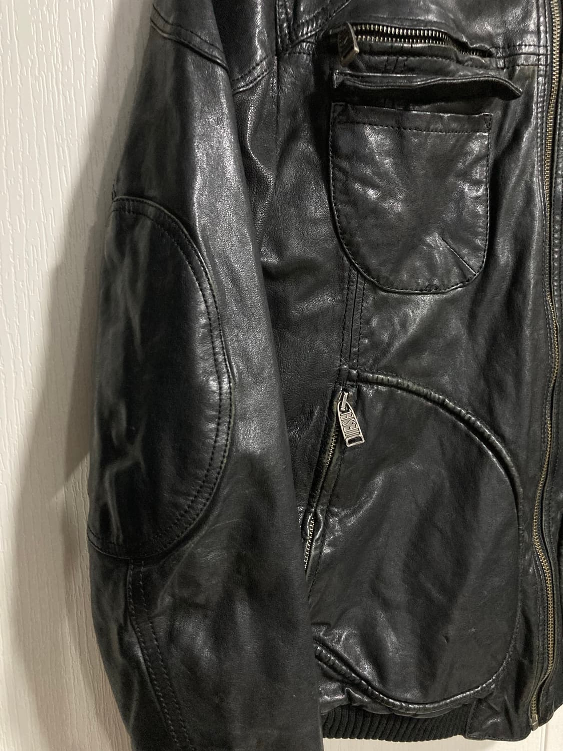 디젤 바이커 가죽 자켓 상품이미지6