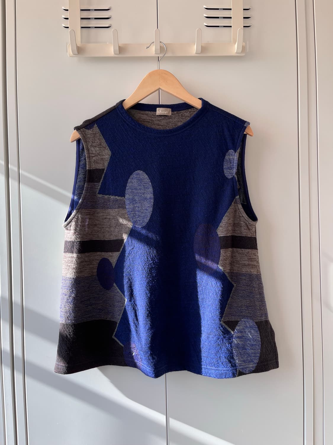 Always 블루 패턴 조끼 슬리브리스 상품이미지6