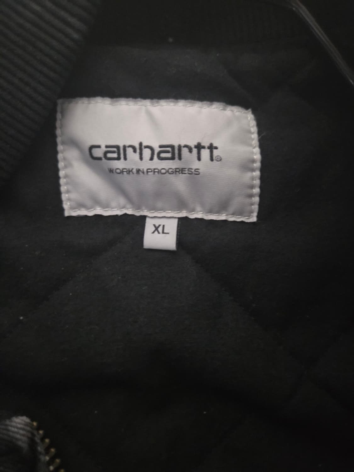 칼하트윕 오가닉 코튼 메이틀랜드 데님 팍손 봄버 블랙 스톤 워시드 상품이미지9