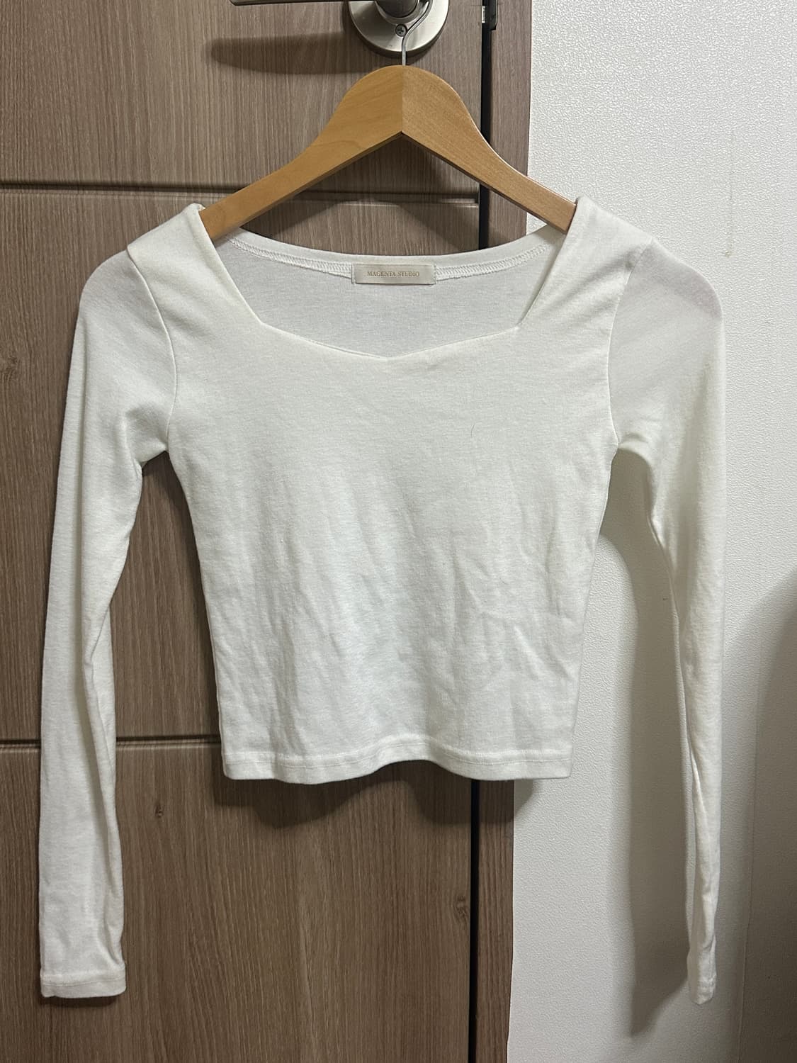 스퀘어넥 긴팔 상품이미지2