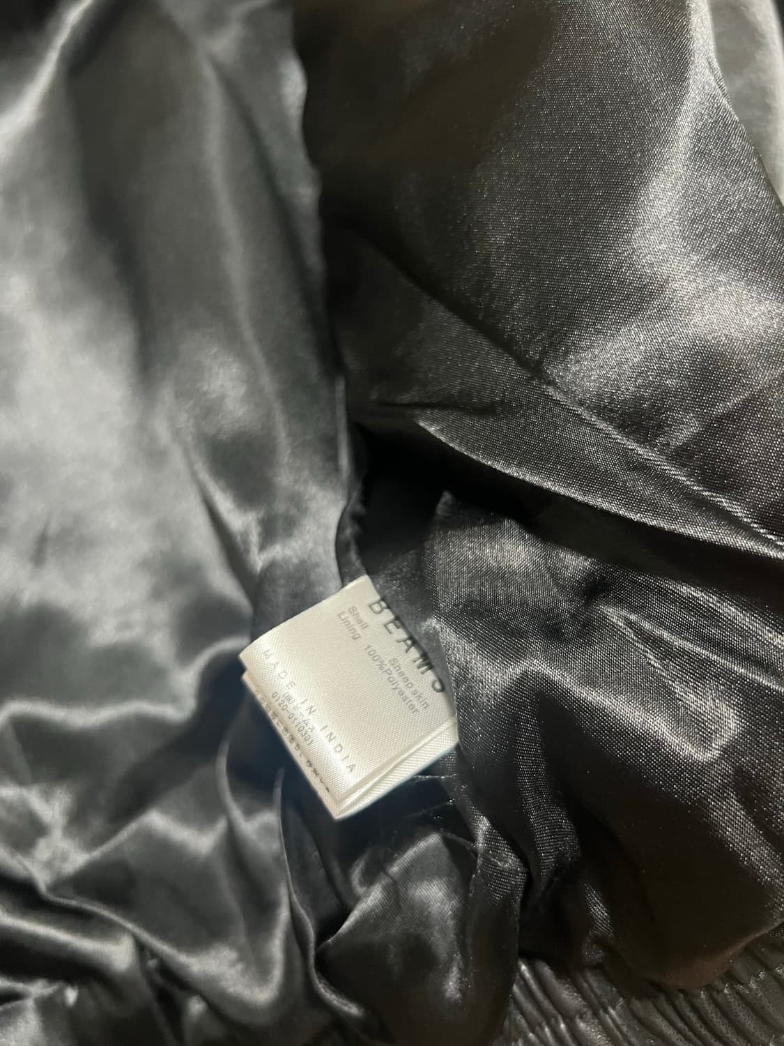 빔즈 beams 레더가죽자켓 L 상품이미지4