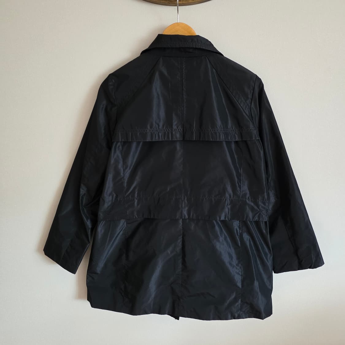 크로커다일 레이디스 블랙 간절기 코트 100 상품이미지7