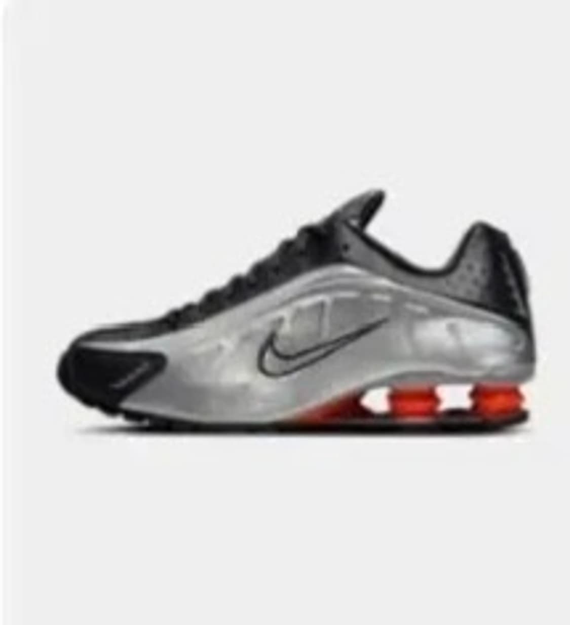 나이키 샥스 R4 M - 메탈릭 실버:블랙:피칸테 레드 상품이미지1