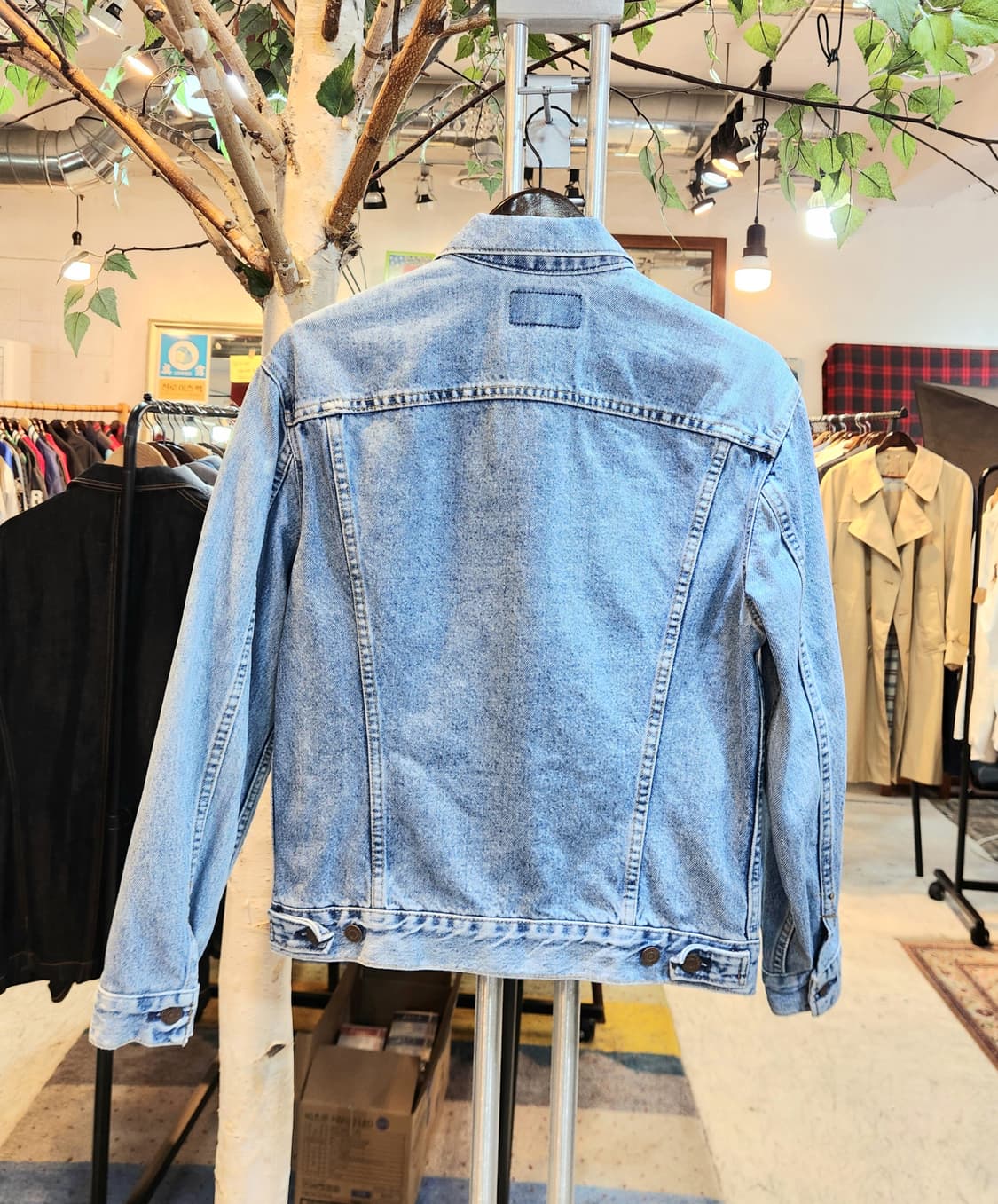 80s 리바이스 미국산 70505-7417 데님 빈티지 자켓 상품이미지5