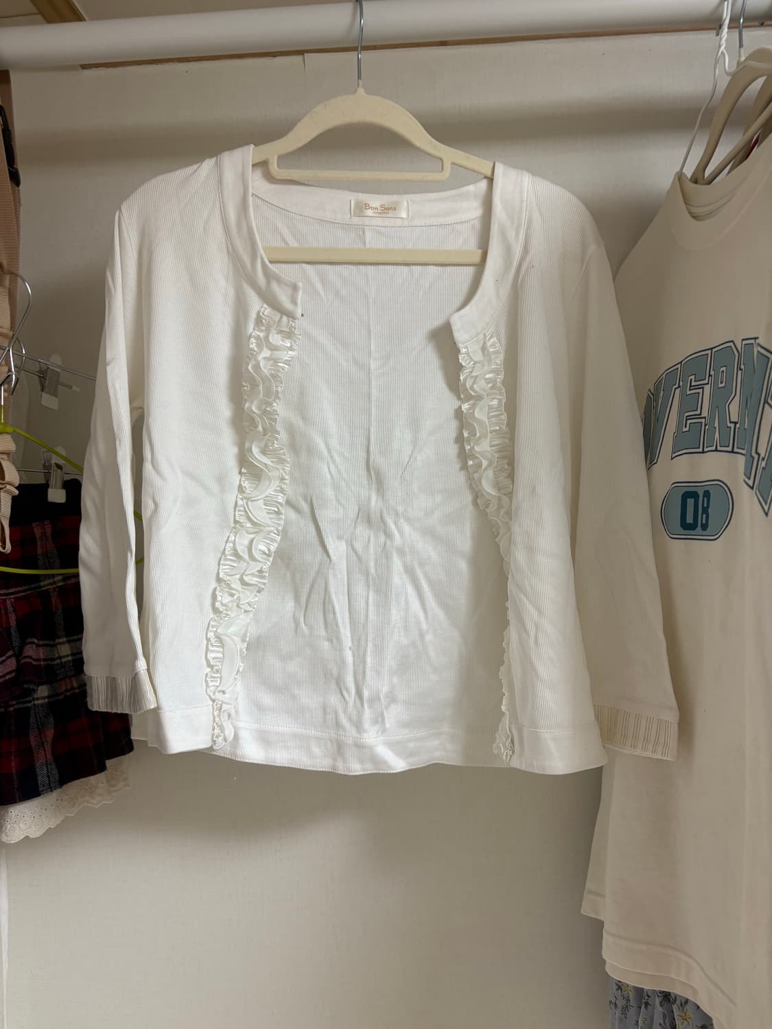 빈티지 프릴 셔츠 상품이미지3