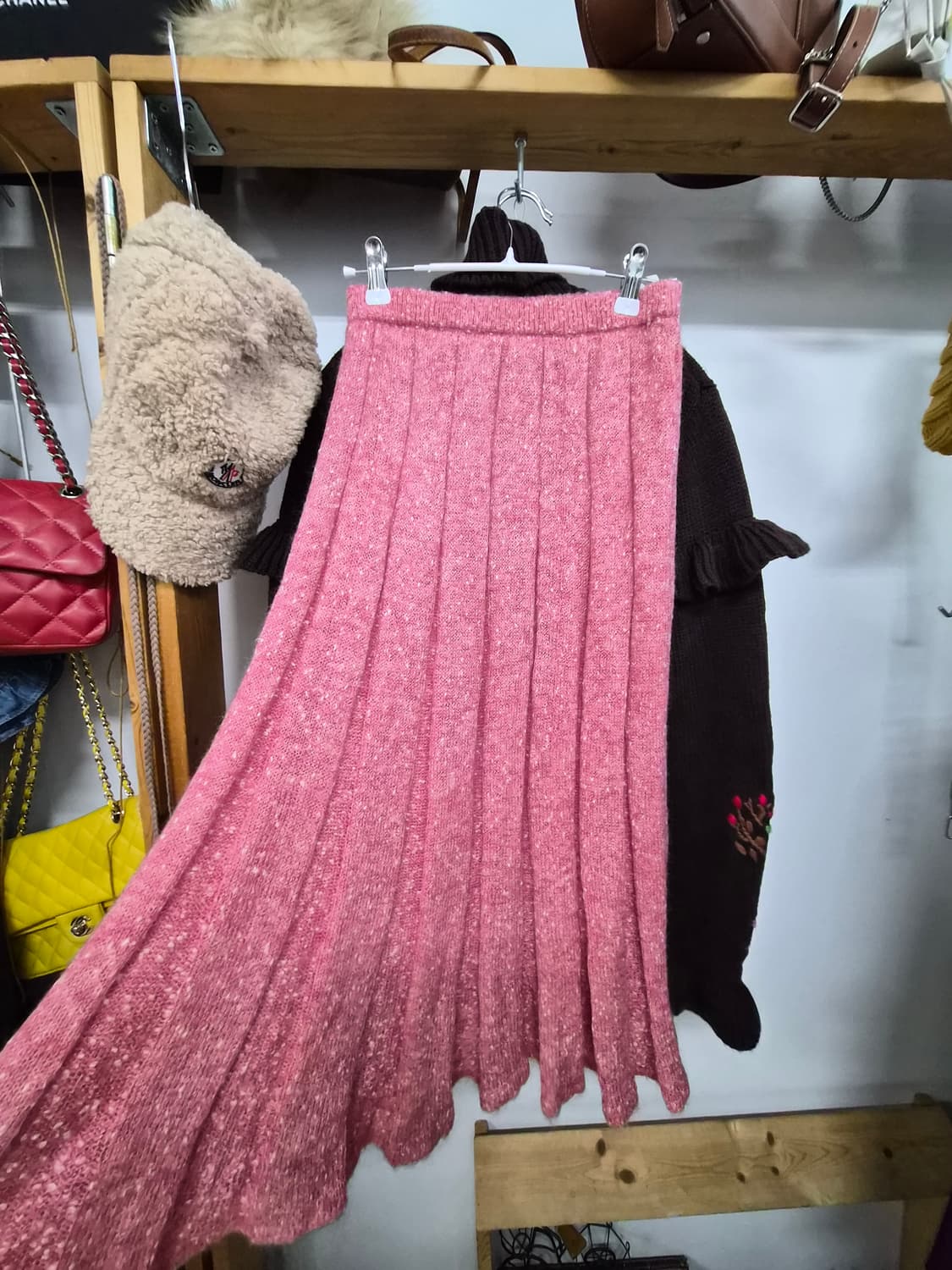 자라 자수프릴니트. mcsister 니트스커트 상품이미지7