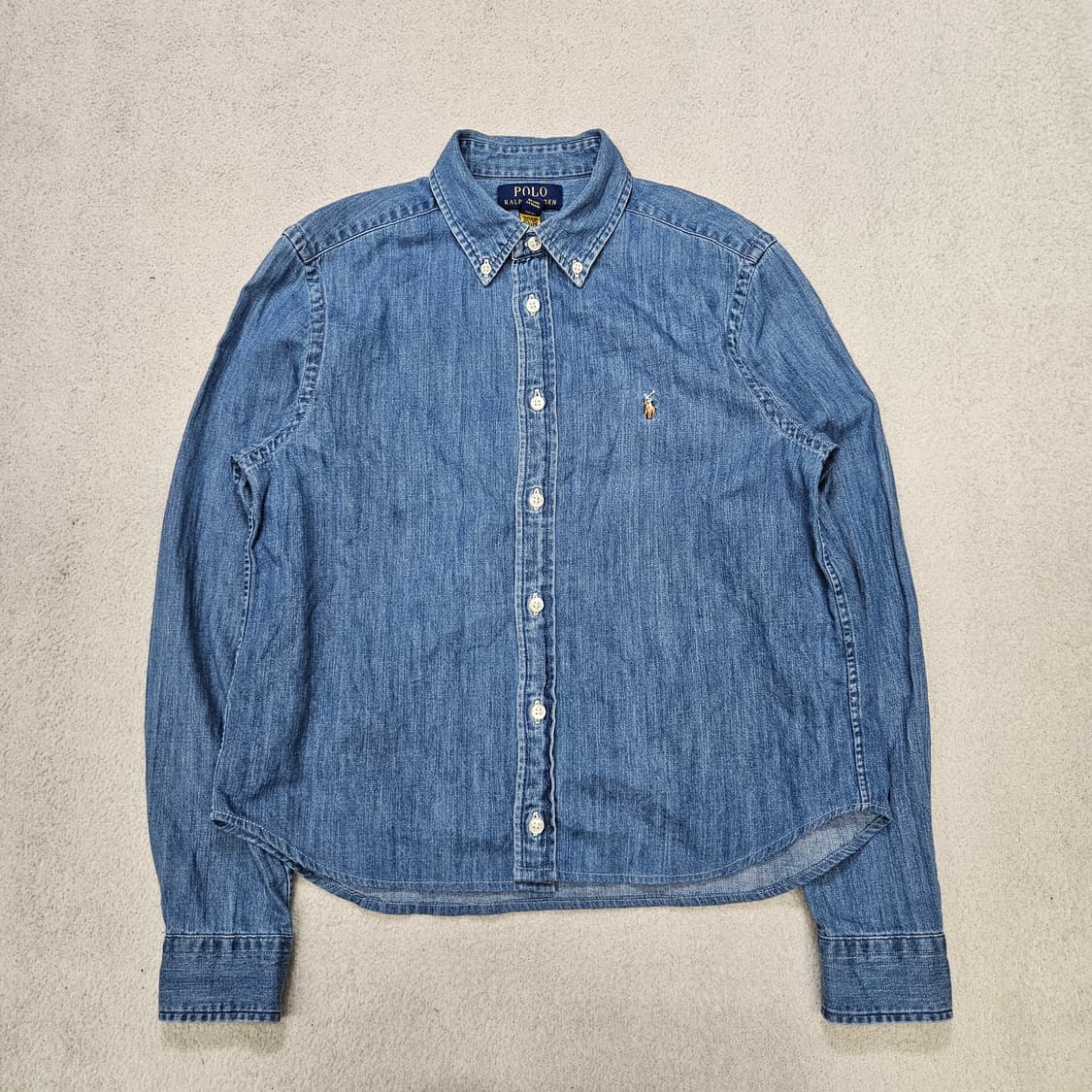 폴로 랄프 로렌 샴브레이 셔츠 L14-16 상품이미지2