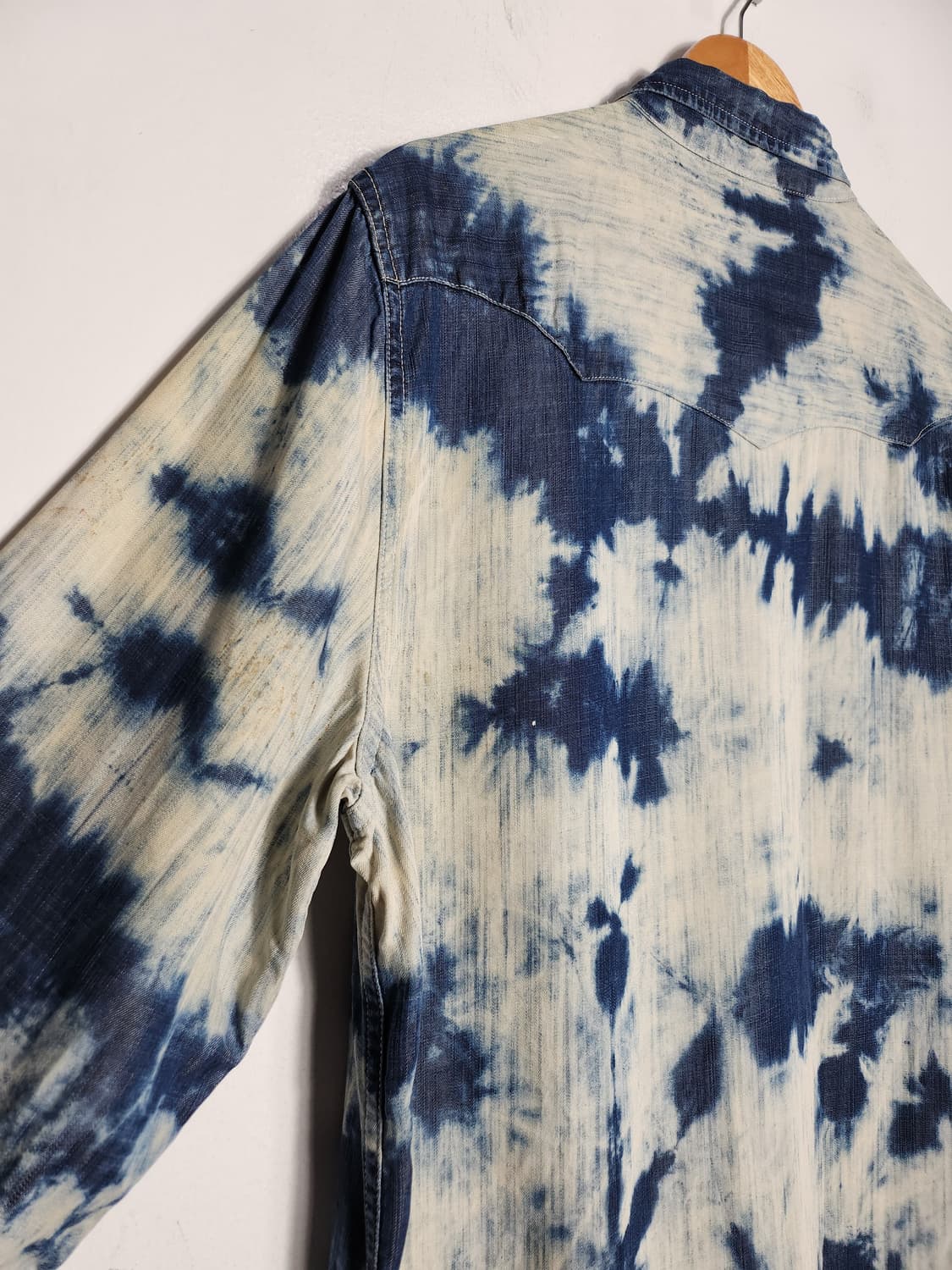 데님 앤 서플라이 랄프로렌 타이다이 워싱 웨스턴 셔츠 상품이미지5