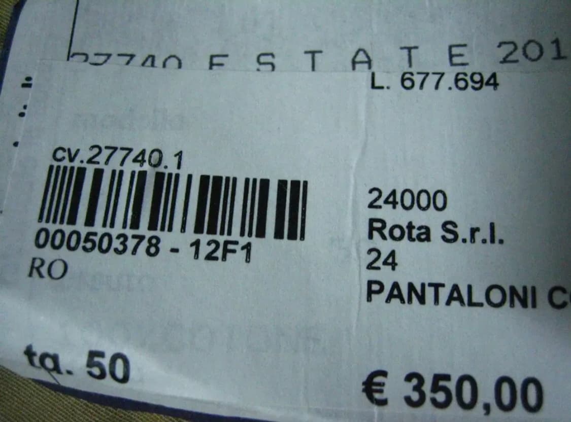 [판매] Rota  beige Chino 50 로타 이탈리아 베이지 치노 상품이미지6