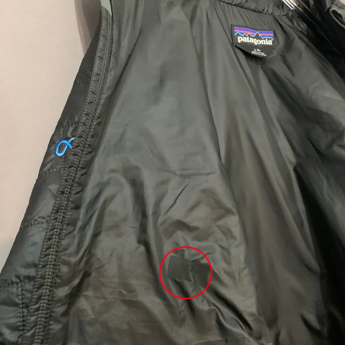 L 파타고니아 나노 퍼프 블랙 퀼팅 경량 패딩 상품이미지8