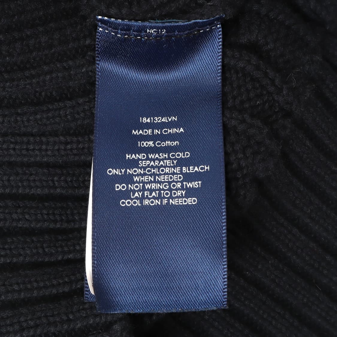 폴로 랄프로렌 블랙 브이넥 케이블 니트 상품이미지9