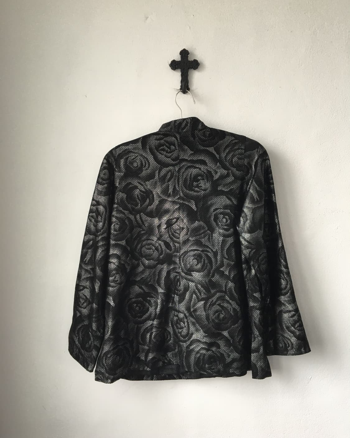 Flower pattern glossy jacket 상품이미지3