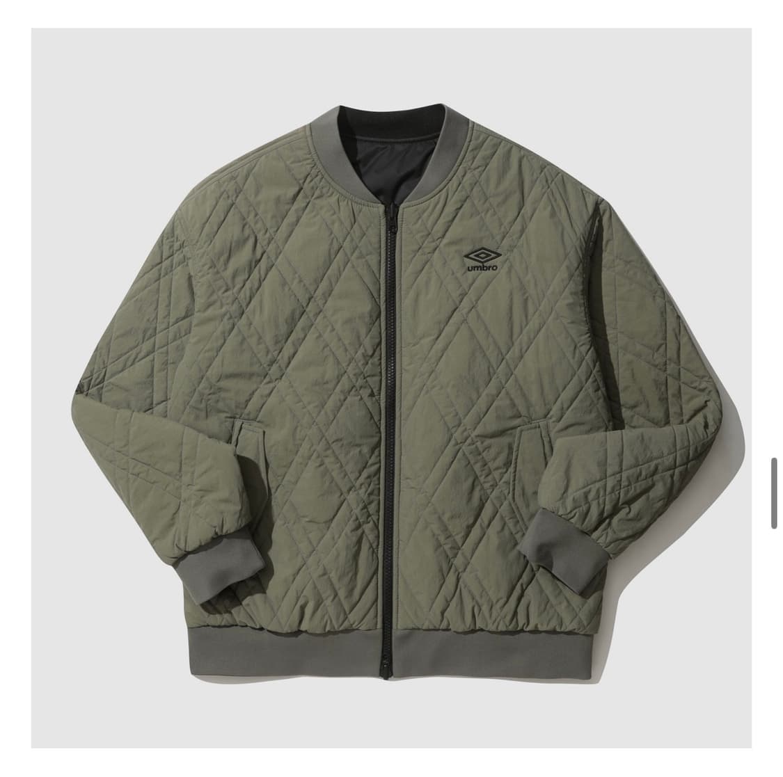 엄브로 헤리티지 리버시블 패딩 봄버 L 상품이미지3