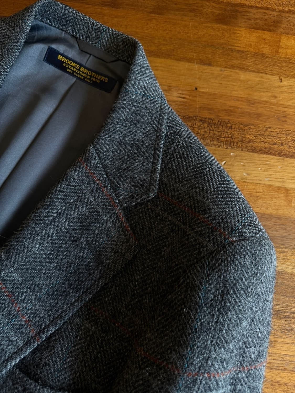 브룩스 브라더스 트위드 테일러드 자켓 100~105 상품이미지3