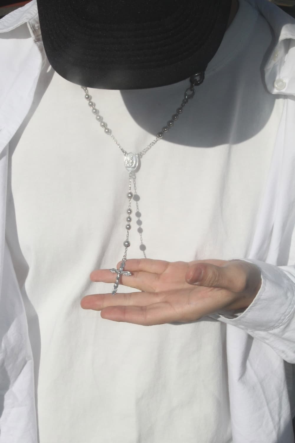 돌체앤가바나 로자리아 레더 체인 목걸이 상품이미지4