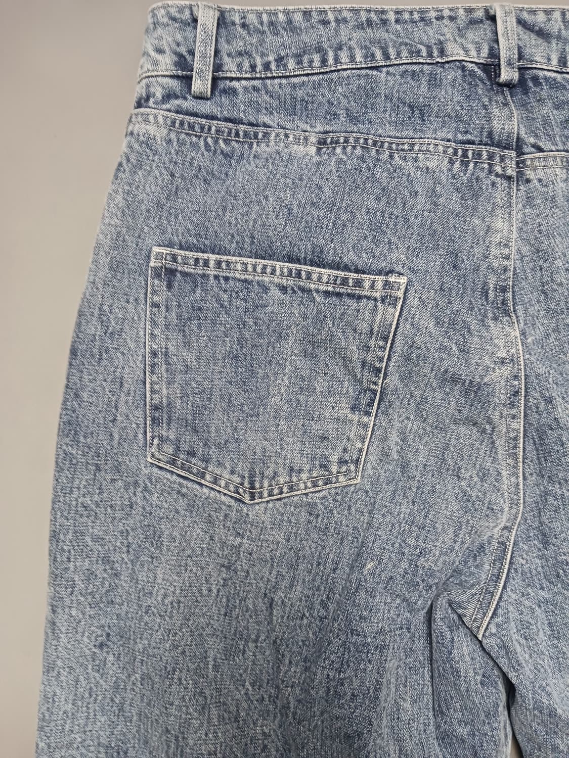 [35] 모노플로우 스톤워싱 와이드진 청바지 상품이미지8