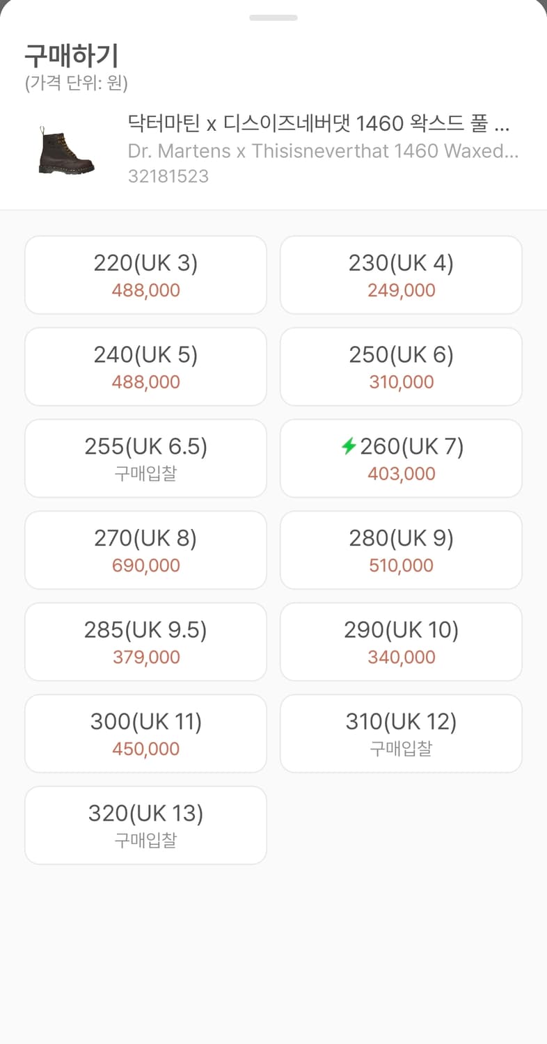 닥터마틴 디스이즈네버댓 1460 상품이미지2