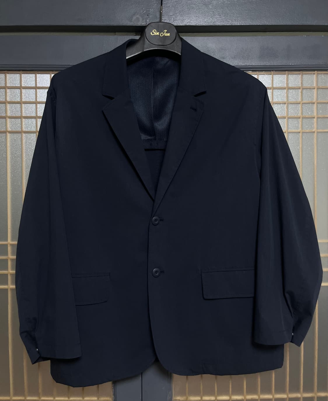 [m]무신사 시티레저 블레이저 네이비 상품이미지2