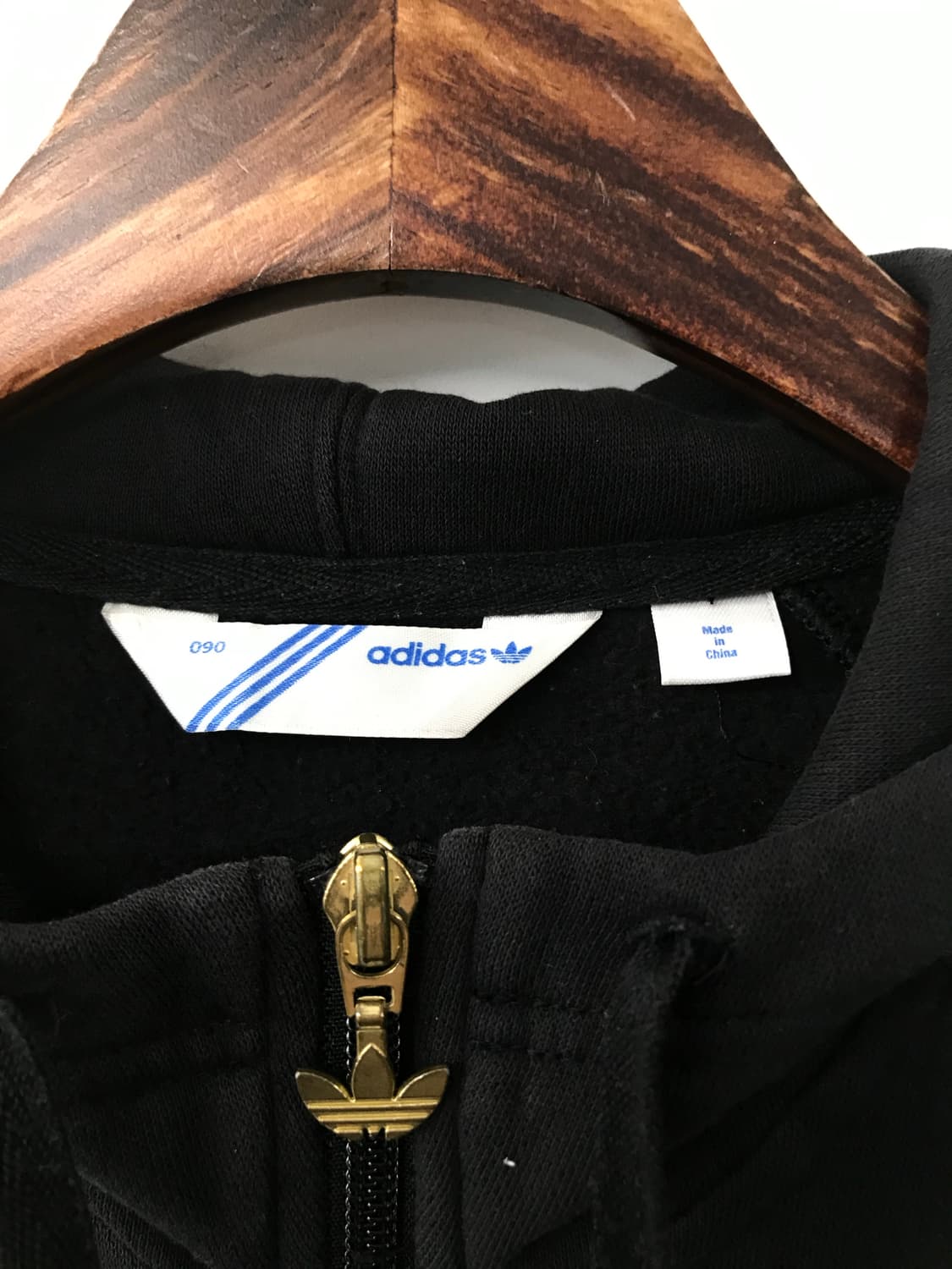 아디다스 파이어버드 백로고 블랙 후드집업 상품이미지8