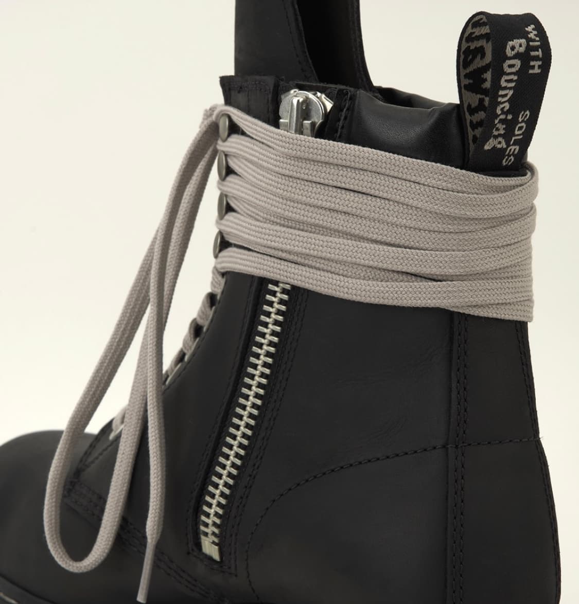 닥터마틴 x 릭 오웬스 쿼드 솔 스틸 토 부츠 블랙 상품이미지7