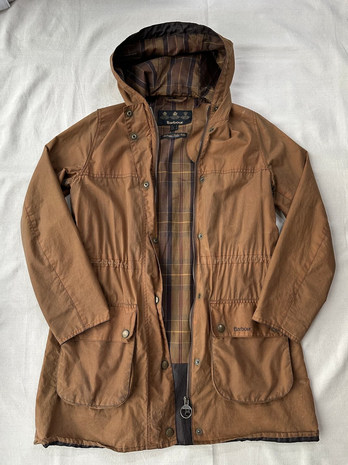 바버 여성 클래식 더럼 왁스 자켓 브라운 10 상품이미지2