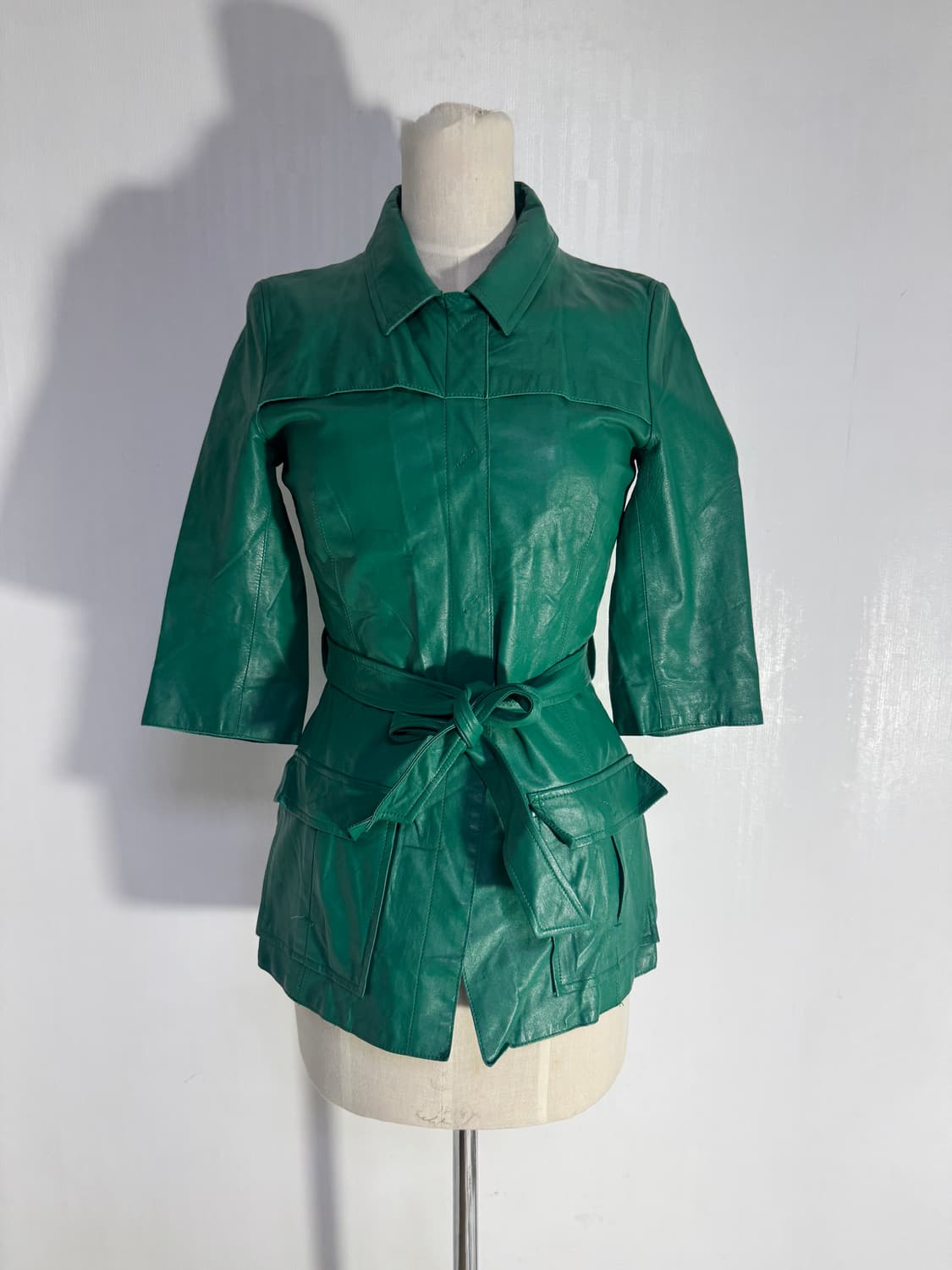 코스튬 내셔널 양가죽 벨티드 자켓 itlay 상품이미지3