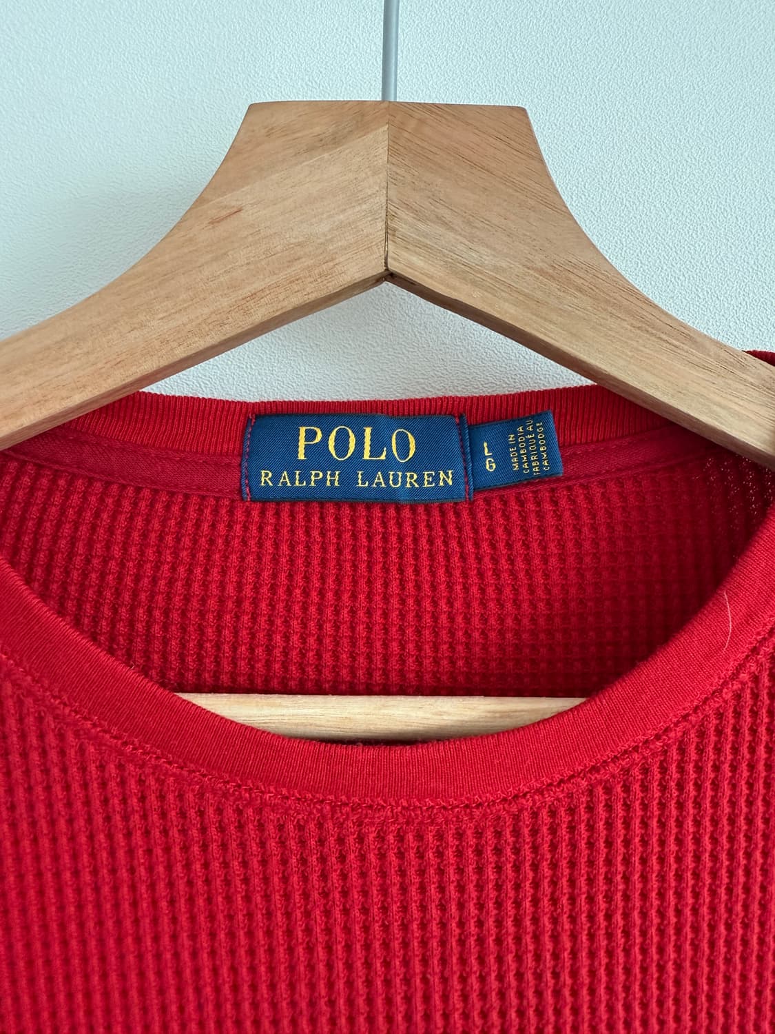 폴로랄프로렌(Polo Ralph Lauren) 와플 롱슬리브 상품이미지6