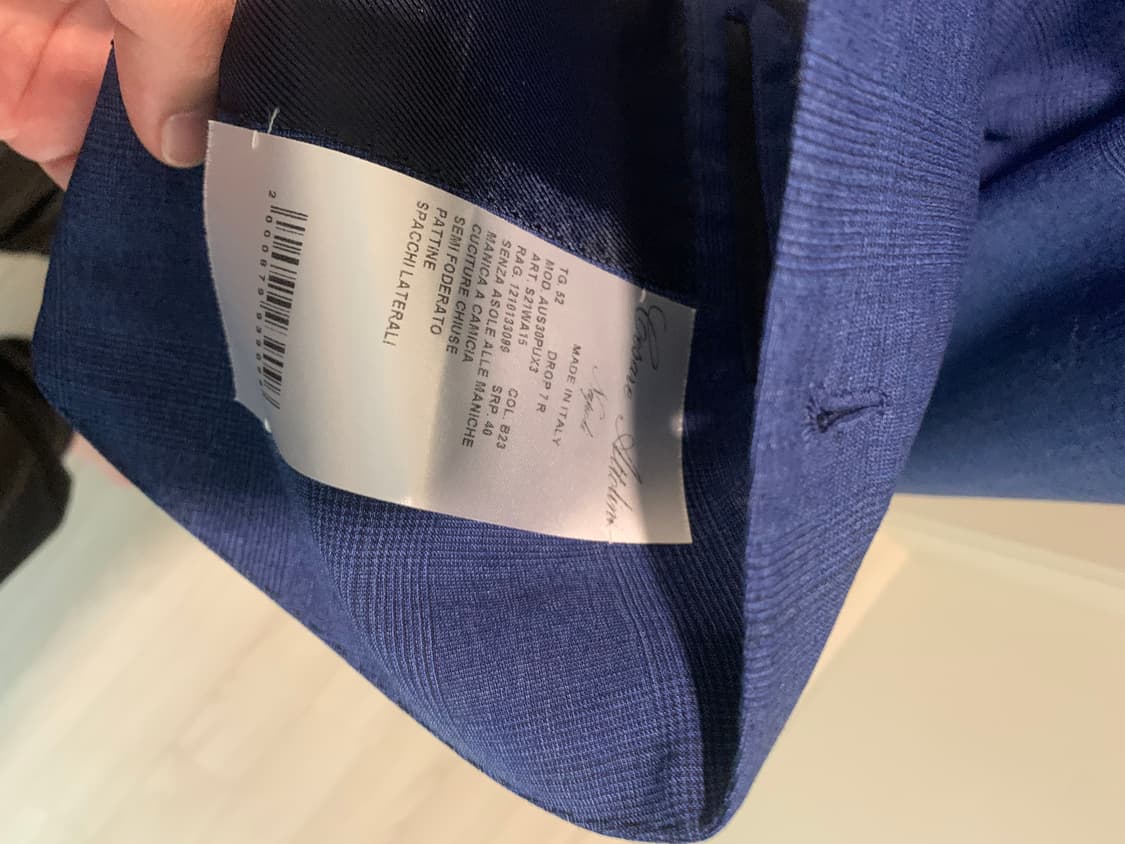 체사레 아톨리니 수트 52 새상품 상품이미지10