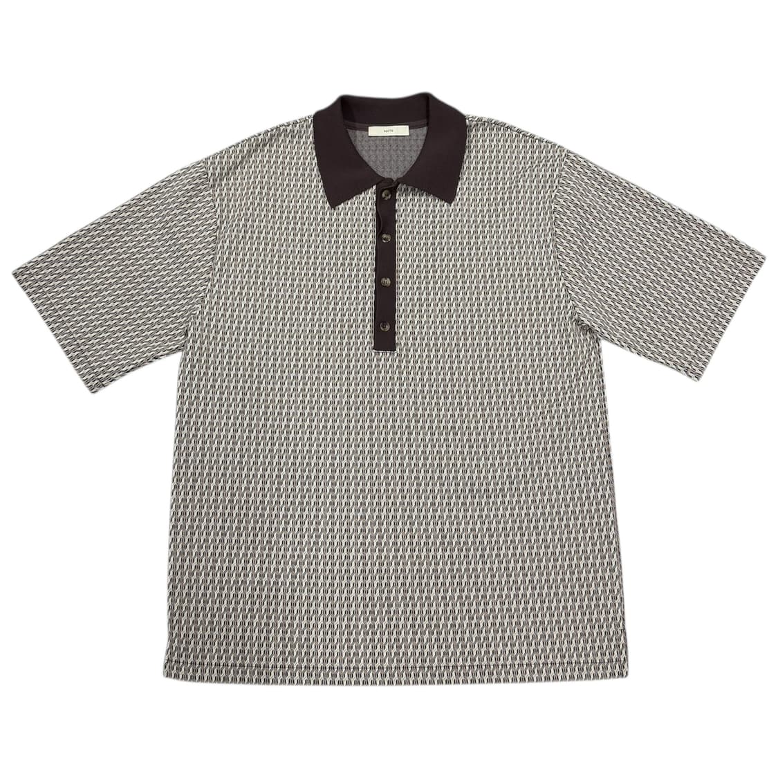 RECTO 렉토 자카드 테니스 폴로 카라티 L 상품이미지1