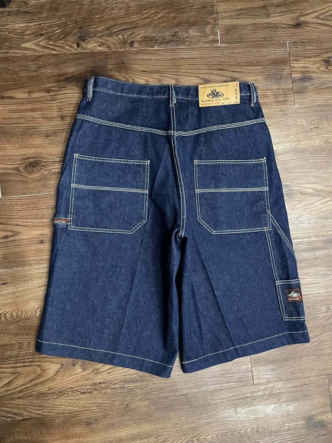 PNB NATION CLOTHING 버뮤다 데님 카펜터 팬츠 생지 상품이미지1