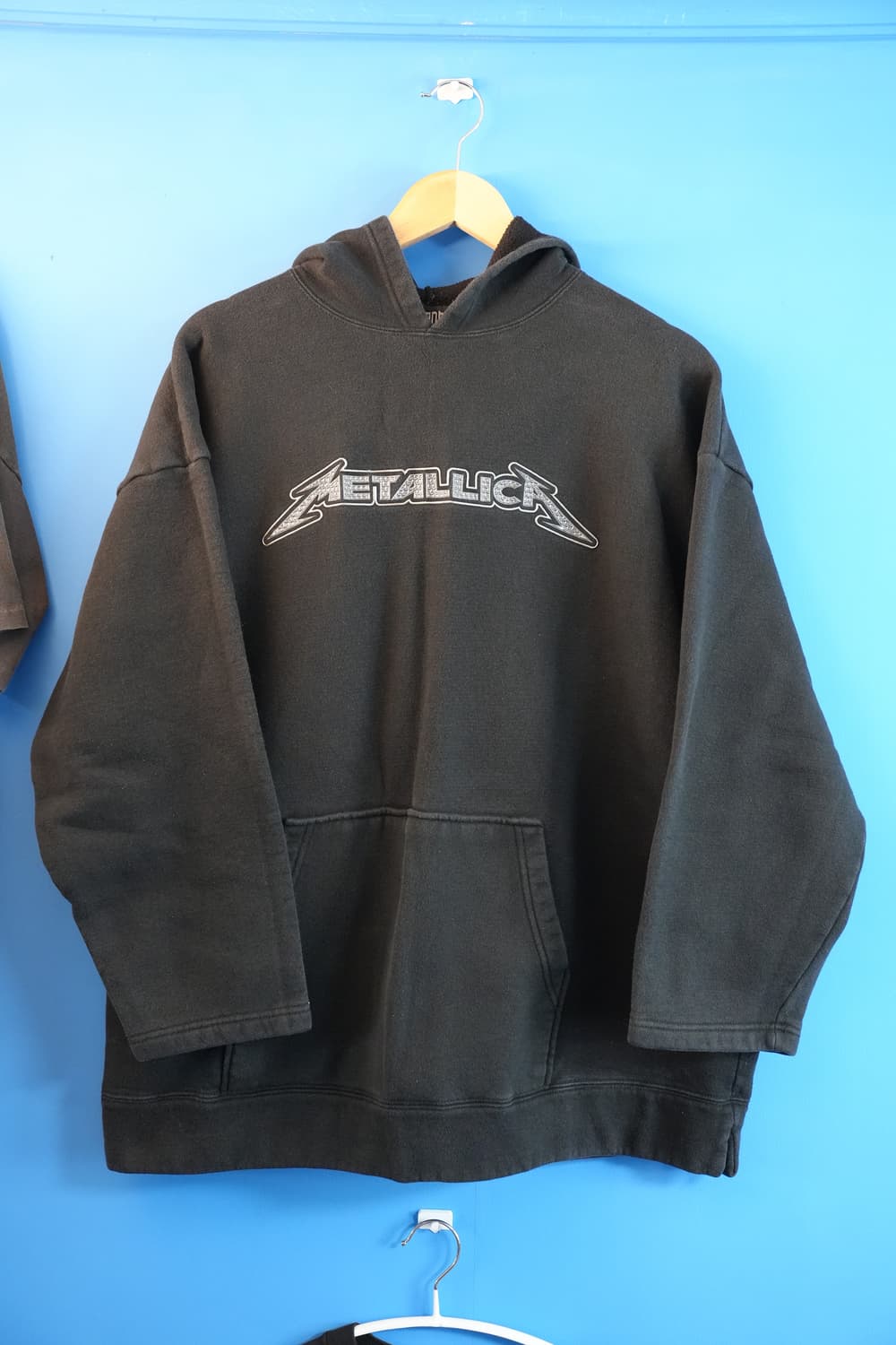 (2XL) 90s 빈티지 메탈리카 로고 후드티 밴드티 상품이미지1