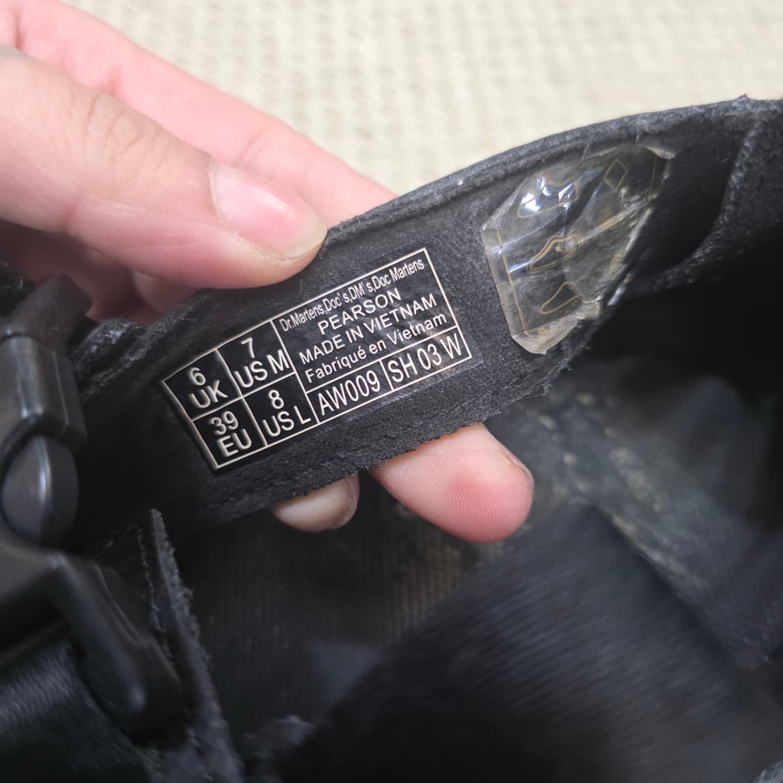 닥터마틴 피어슨 블랙 샌들 UK6 250 상품이미지5