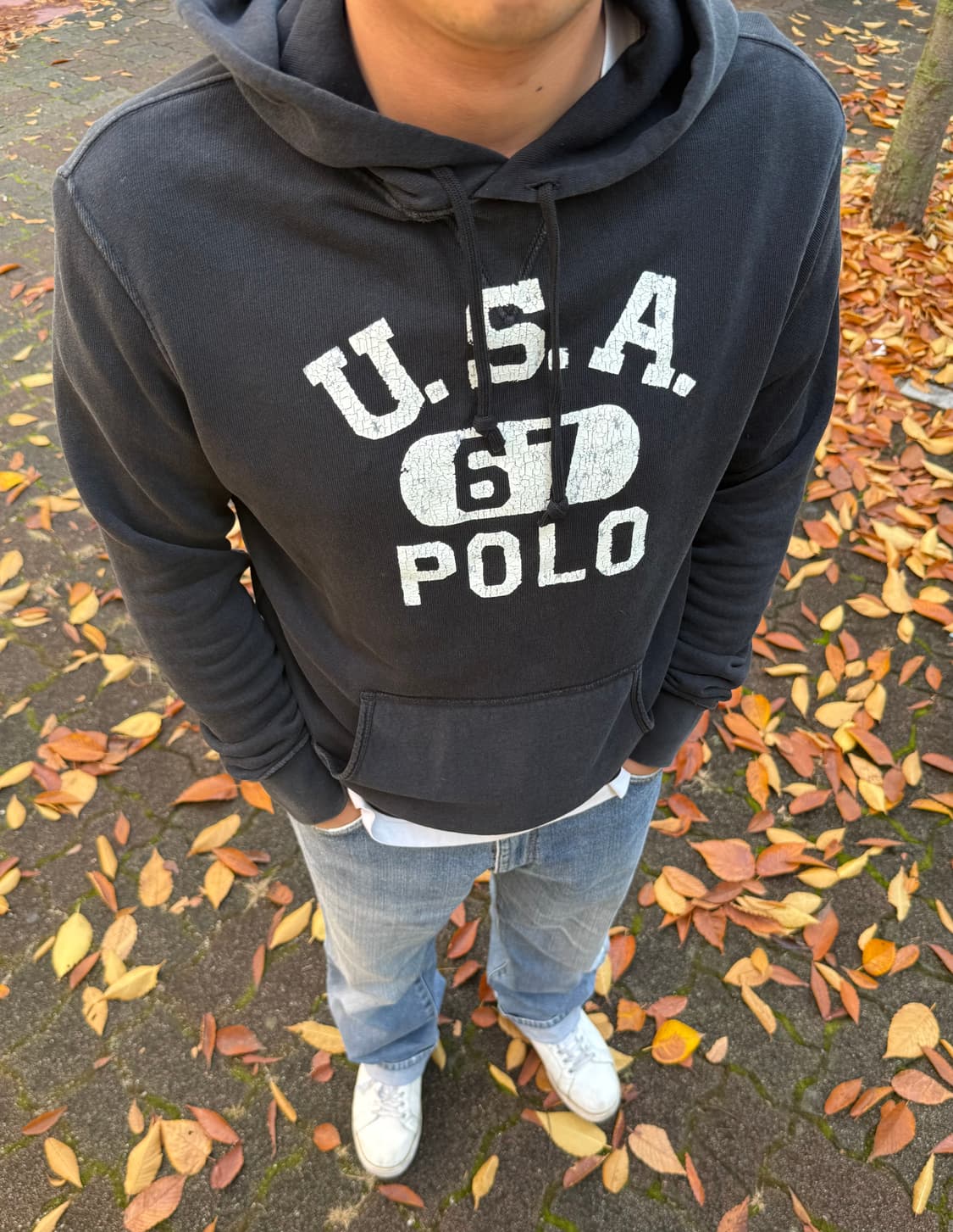 Polo Ralph Lauren 폴로 랄프로렌 빈티지 프린팅 후드 스웻 상품이미지1