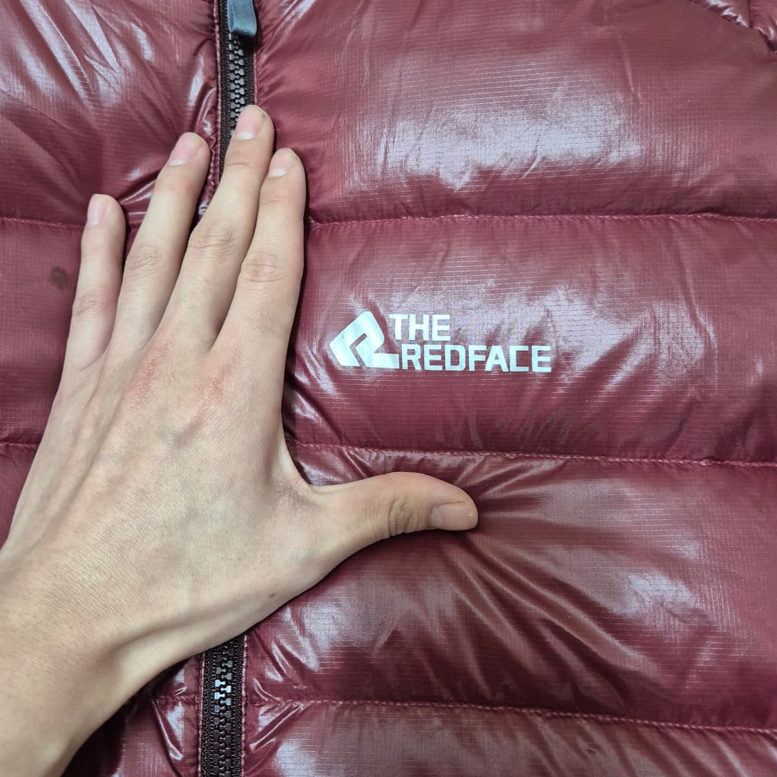 더레드페이스 로고 850FP 구스다운 경량패딩 상품이미지6