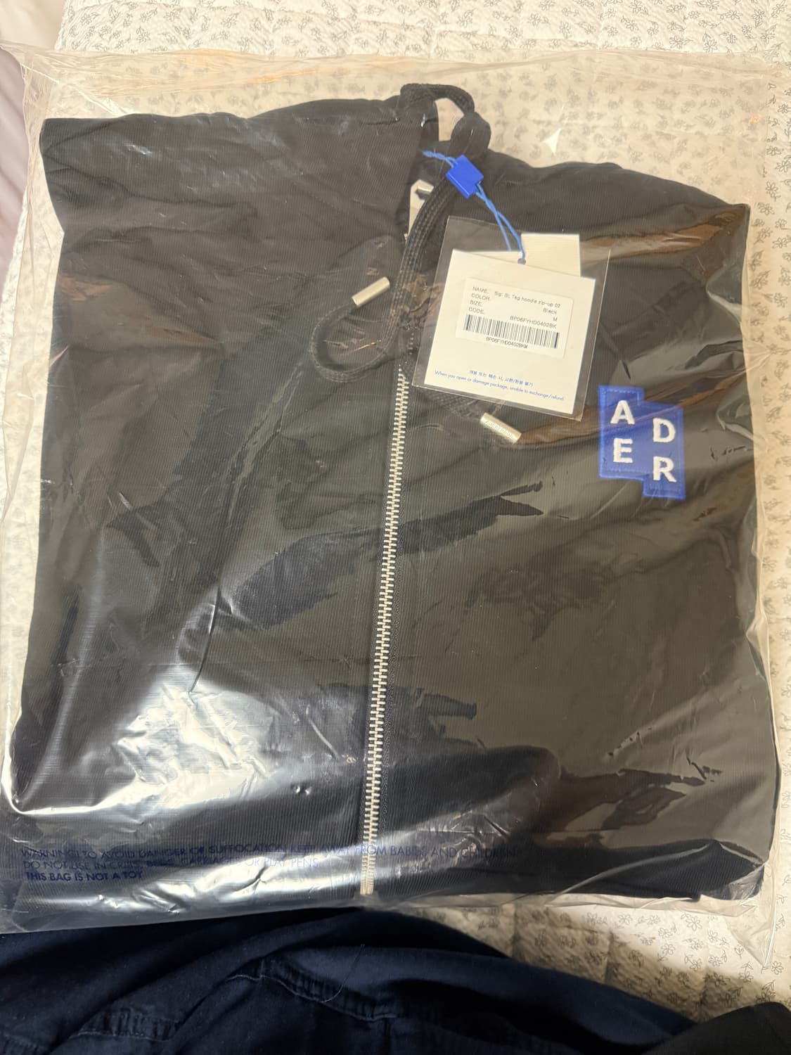 아더에러 시그니피컨트 후드집업 02 블랙 M 상품이미지1