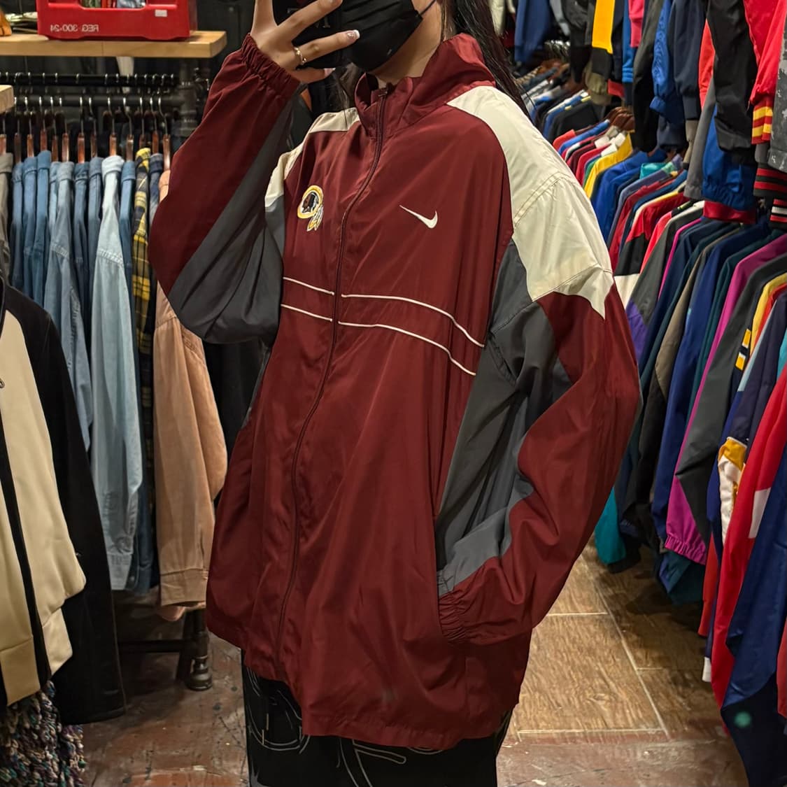 [HI] nike 바람막이 레드 상품이미지4