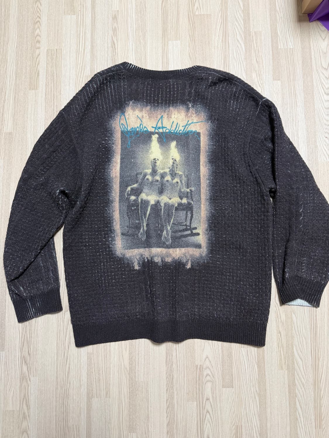 슈프림 x 제인스 어딕션 가디건 블랙 - 24FW XL 상품이미지1