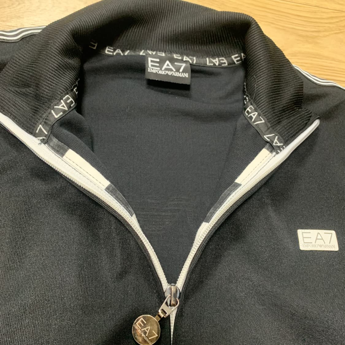 2XL) 엠포리오 아르마니 EA7 빅로고 트랙탑 져지 상품이미지3