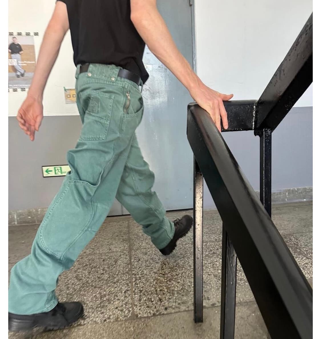 플라스틱프로덕트 MPa CALF POCKET PANTS (EMERALD) 상품이미지2